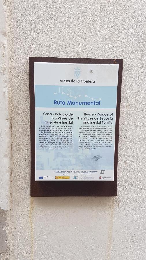 Casa-Palacio La Casa Empeno En Centro Historico Arcos de la Frontera Esterno foto